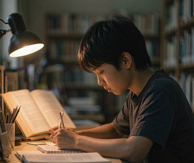 WeStudy 考公省考自习房间，4 人真人同屏连麦学习画面